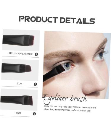 Baluue 15 Pcs Eyeliner Brush Eyebrow Brush Concealer Brush Practical Eyeliner Brush Female Black - Buy Online on SooperMarket.com