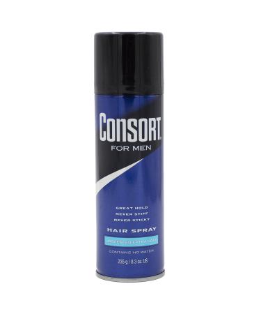 Consort Extra Hold Hair Spray Unscented 8.3 Oz 8.3 Ounce (Pack of 1) Unscented Extra Hold Aerosol