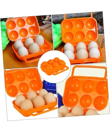 Hemoton 2pcs Outdoor Egg Carton Fridge Food Tray Outdoor Egg Container Egg Organizers Devil Travel Water Bag - Buy Online on SooperMarket.com
