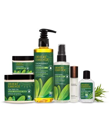 Desert Essence Tea Tree Oil Skin Ointment - Moisturizer with Jojoba Lavender & Vitamin E - 1 Fl Oz (Pack of 6) | Best for Dry Skin & Irritations - International Shipping Available - Buy Online on SooperMarket.com