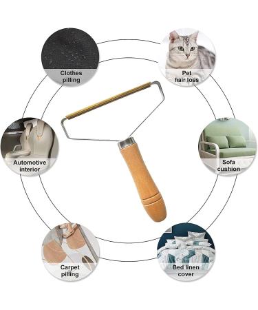 GUYAQ Hair Remover Pet Hair Removal Roller Cleaning Slicker Brush Lint Remover Furniture Hair Remover Dual Purpose Reusable Double Hair Remove - Buy Online on SooperMarket.com