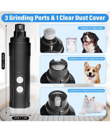 Journeyside 3-Speed Claw Grinder for Dogs & Cats | Quiet LED-Enhanced Nail Trimmer for All Sizes - Buy Online on SooperMarket.com