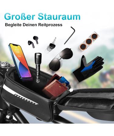 Cool Bike Frame Bag - Ideal Father's Day Gift Birthday Surprise for Men Perfect Bicycle Accessory for Cyclists & Teens Great Easter & Christmas Gift - Buy Online on SooperMarket.com