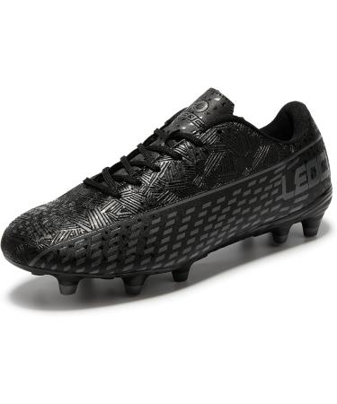 Soccer Cleats for Men's and Women's Outdoor Unisex Football Shoes Firm Rugby Boots 10.5 Women/9 Men