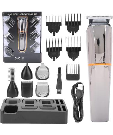 Buy Electric Hair Clipper - Multi Functional Rechargeable Trimmer with 5 Limit Combs & Battery Power Display - Cordless Hair Cutter for Home Use - Buy Online on SooperMarket.com