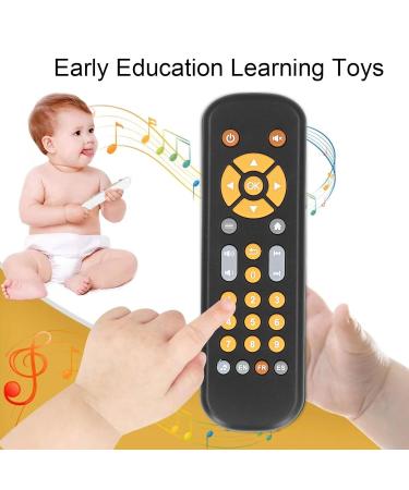 Baby TV Remote Control Toy for Toddlers - Interactive Educational Toy for Early Brain Development (Black) - Buy Online on SooperMarket.com