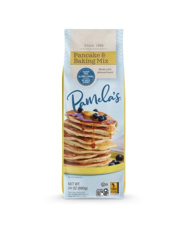 Pamela's Products Gluten Free Baking & Pancake Mix, 24-Ounce Packages (Pack of 6) Baking & Pancake 1.5 Pound (Pack of 6)