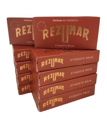 10 packs of Rezumar fillets from the Cantabrian Sea 50g