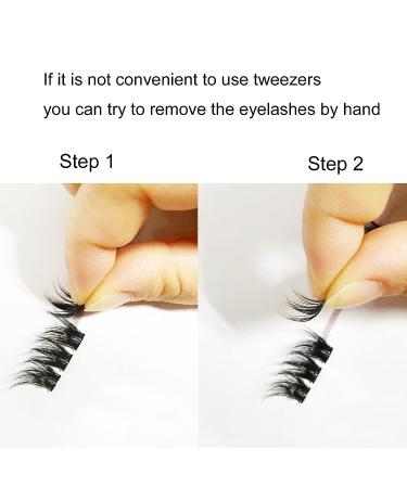 Large Tray- 120 Clusters Mixed D Curl False Eyelashes Makeup DIY Extensions (10-12-14-16mm) - Buy Online on SooperMarket.com