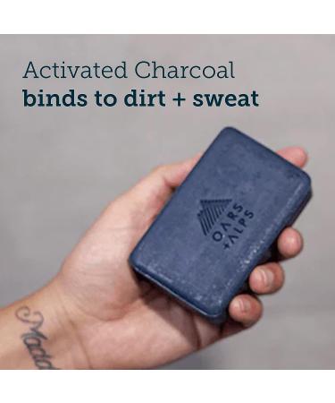Oars + Alps Exfoliating Bar Soap | Dermatologist Tested, Shea Butter Hydrating | Vegan & Gluten Free - Buy Online on SooperMarket.com