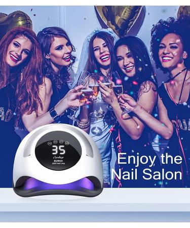 Easkep 120W UV Nail Lamp - Fast Gel Nail Dryer with Sensor & LCD Display 4 Timers | Perfect Nalgellampe for Salon Quality Manicure - Buy Online on SooperMarket.com