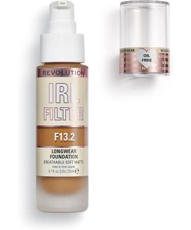 Makeup Revolution IRL Filter Longwear Foundation F13.2 - Dark Skin Tones 23ml (Pack of 1) - Buy Online on SooperMarket.com
