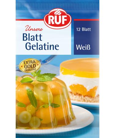 Call leaf gelatin clear extra gold quality for consolidating cake cream jelly and desserts long durability gluten -free 1 Pack (1x12 sheet) 50 pack of 1x20g