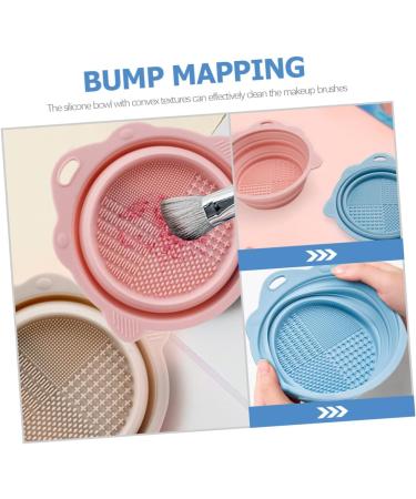 Angoily 10 pcs Foldable Brush Cleaner Mat Makeup Tools powder puff Cosmetics Brush Scrubber Makeup Cleaner wash bowl cleaning pad cleaning bowl cleaning board Cleaner Makeup Brush Cleaner 14.5x14.2cmx5pcs Assorted Colorx5pcs - Buy Online on SooperMarket.com