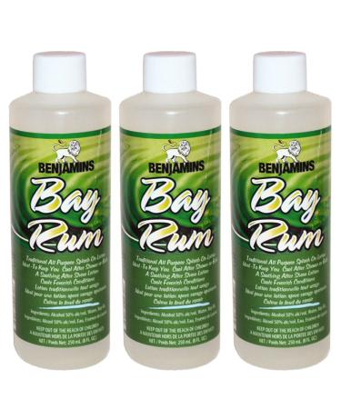 Benjamins Bay Rum 8oz (Pack of 3) 8 Fl Oz (Pack of 3)