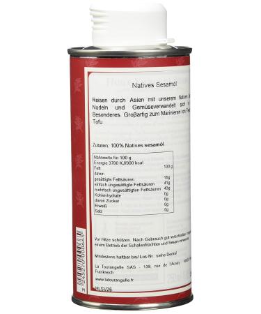 La Tourangelle Pure Sesame Oil - Intense Roasted Flavor for Fish & Wok - 250ml (Pack of 3) | International Shipping Available - Buy Online on SooperMarket.com