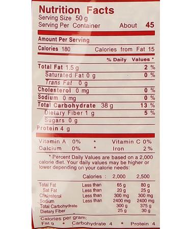 Three Ladies Brown Jasmine Rice 5 lbs - Premium Quality Thai Rice - Buy Online on SooperMarket.com