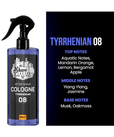 the shave factory Pump Spray After Shave Cologne - Aftershave Cologne Aftershave For Men (08 Tyrrhenian) - Buy Online on SooperMarket.com