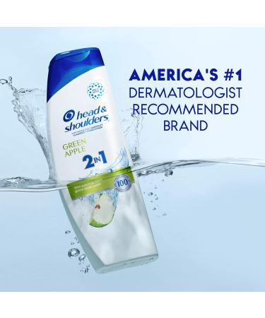 Buy Head and Shoulders 2 in 1 Dandruff Shampoo & Conditioner - Green Apple 12.5 oz | International Shipping Available - Buy Online on SooperMarket.com