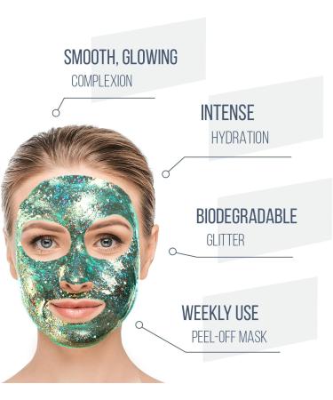 7th Heaven Stardust Heavenly Aquamarine Peel-Off Coconut Clay Face Mask to Remove Blackheads Hydrate and Nourish for Ultra Clean Glowing Skin - Ideal for Normal Combination and Dry Skin 10ml - Buy Online on SooperMarket.com