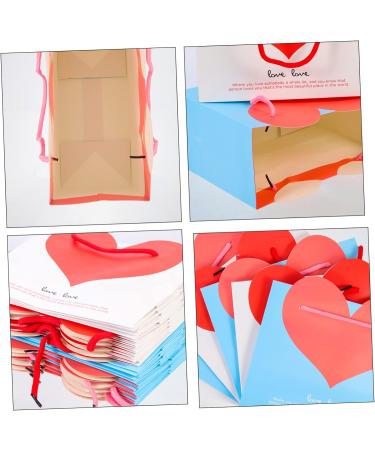 KOMBIUDA 20pcs Love Handbag Merchandise Bags Girl Gift Bag Birthday Gift Bags Bulk Girl Birthday Gift Baby Gift Bags Baby Shower Goodies Bags Goodies Pouches Bride Paper Party Bag Medium - Buy Online on SooperMarket.com