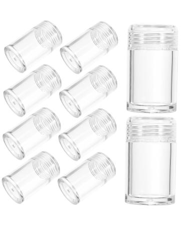 Beavorty 12pcs Boxes Powder Jar Clear Loose Cosmetics G Portable Containers Empty Makeup Cosmetic