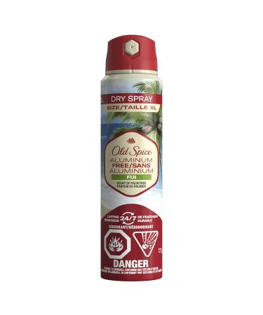 Old Spice Aluminum Free Dry Spray Fiji 122g Dry Spray Fiji 122 g (Pack of 1)