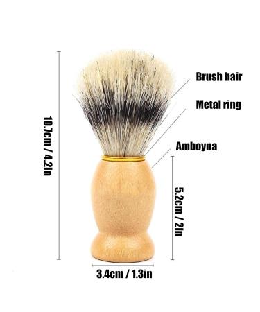 Premium Shaving Soap Bowl & Brush Set | Men's Face Grooming Tool Kit - International Shipping - Buy Online on SooperMarket.com