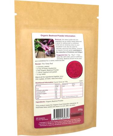Golden Greens Organic Beetroot Powder 200g - Buy Online on SooperMarket.com