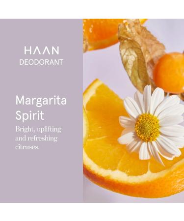 HAAN Natural Deodorant for Women and Men (1.4 Fl. Oz.) + Refill Margarita Spirit (4 Fl. Oz.) with 24 Hour Odor Protection | Vegan Deodorant Balance Your Skin's | Aluminium Free Paraben Free - Buy Online on SooperMarket.com