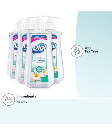 Dial Antibacterial Liquid Hand Soap - White Tea, 11 Ounce (Pack of 4) - Tea Tree, 11 Fl Oz (Pack of 4) - Buy Online on SooperMarket.com