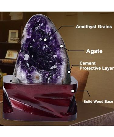 Amethyst Cluster Crystals Geode Cluster Raw Reiki Quartz Crystals Stones Druzy Geode Specimen Gemstone for Witchcraft Home Decor Feng Shui 13.3lbs Natural Stone (Size : 13.3lbs) - Buy Online on SooperMarket.com