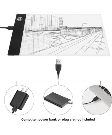 Flip Book Kit with Light Pad - A5 LED Board & 320 Sheets for Drawing, Tracing, Sketching - Flip Books Paper with Holes & Binding Screws - Buy Online on SooperMarket.com