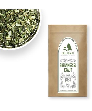 Nettle tea Bio 100g |Noble herb |100% pure organic nettle herb including nettle leaves dried & cut - premium nettle tea organic nettle herb 100 g (1 Pack)