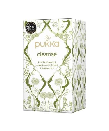 (2 Pack) - Pukka Herbs - Cleanse Tea | 20 sachet | 2 PACK BUNDLE