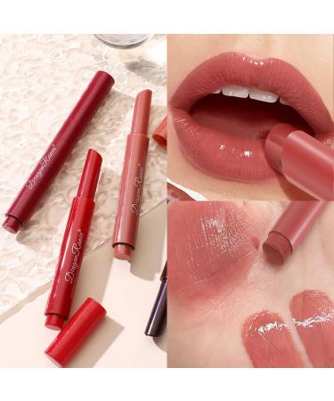Buy 12 Colors Dewy Melting Lipstick - High-Shine Gloss Finish | Vibrant Lip Stain for Women | International Shipping Available - Buy Online on SooperMarket.com