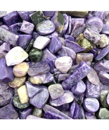 Natural Crystals and Stones 100g 9mm-12mm Natural Purple Charoite Crystal Gravels Polishing Stone Chips for Home Decoration for Decoration FZUGEDRLI - Buy Online on SooperMarket.com