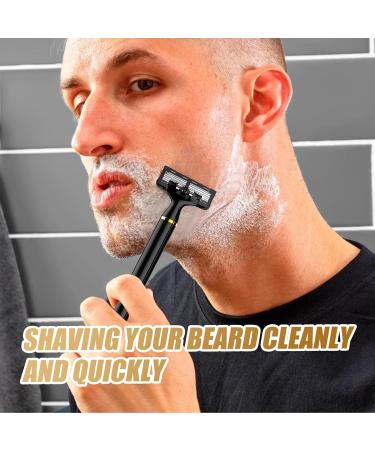 Unaone Razors for Men - Premium Black Shaving Razors with 2 Blade Refills & Ergonomic Handle - Shop Internationally - Buy Online on SooperMarket.com
