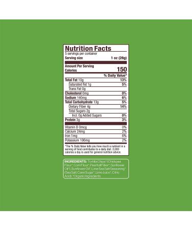 Hippeas Organic Chickpea Puffs Tortilla Chips + Sea Salt & Lime | 5 oz 6 ct | Vegan Gluten-Free Crunchy Protein Chips - Buy Online on SooperMarket.com