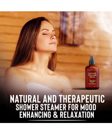 MAJESTIC PURE Eucalyptus Shower Steamer Spray - 100% Pure Essential Oil Mist - Aromatherapy Spa Room Spray - 2fl oz - Buy Online on SooperMarket.com