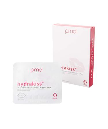 PMD Hydrakiss Bio-Cellulose Anti-Aging Lip Sheet Mask  10 Count (Pack of 1)