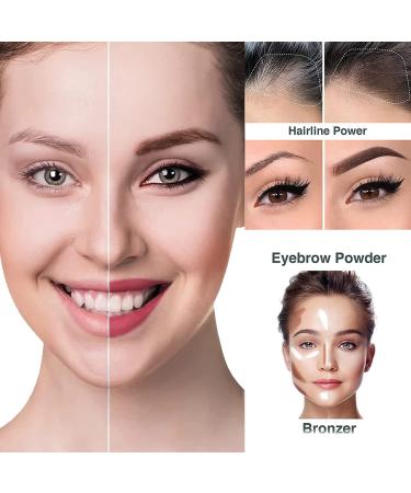 Dark Brown Eyebrow Stamp Stencil Kit - 10 Styles with 2 Brushes | Reusable Eyebrow Stencils - Buy Online on SooperMarket.com