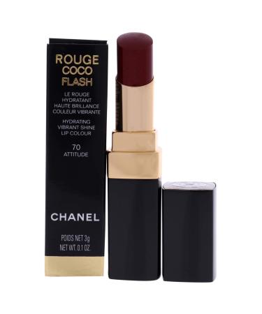 Chanel Rouge Coco Flash Lipstick - 70 Attitude Lipstick Women 0.1 oz 70 Attitude 0.1 Ounce (Pack of 1)