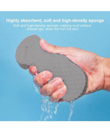 Super Soft Exfoliating Bath Sponge Spa Scrub Dead Skin Remove Magic Exfoliating Bath Sponge Dead Skin Remover for Body Skin Friendly and Reusable Shower Sponge for Adult Baby Pregnant Women - Buy Online on SooperMarket.com