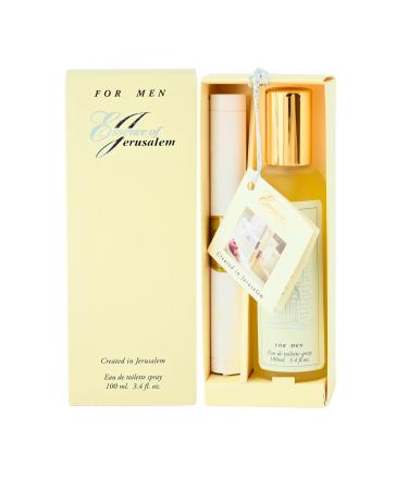 Ein Gedi Essence Of Jerusalem Eau De Toilette Spray Cologone For Men 100ml (3.4 Fl. Oz) Perfumed With Myrrh Frankincense And Fragrances From The Bible. (100ml Eau De Toilette Spray) 3.4 Fl Oz (Pack of 1) Eau De Toilette Spray