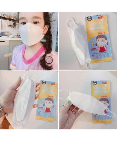 KF94 Kids Disposable Face Mask - 100 Pack Breathable & Skin-Friendly for 4Y-12Y Quadruple Filtration Soft Ear Bands - Good Manner - Buy Online on SooperMarket.com