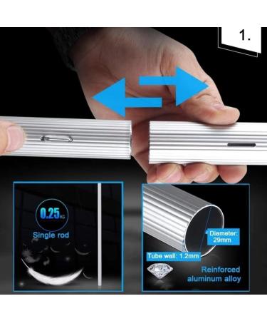 photovoltaic cleaner window cleaning pole Water Fed Pole Kit 20ft Length Water Fed Brush W/Squeegee 6m Water Fed Cleaning System 3-in-1 Aluminum Outdoor Window Cleaner Hose Cleaning Tool 4m/13ft - Buy Online on SooperMarket.com