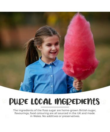 Baking Beauty and Beyond Premium Cotton Candy Floss Sugar - 400g Original Pink Flavor - Buy Online on SooperMarket.com