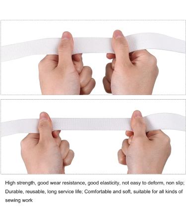 MECCANIXITY 1.5 Twill Wide Elastic Band - 4 Yard White Elastic Spool for Sewing & Waistband - Buy Online on SooperMarket.com