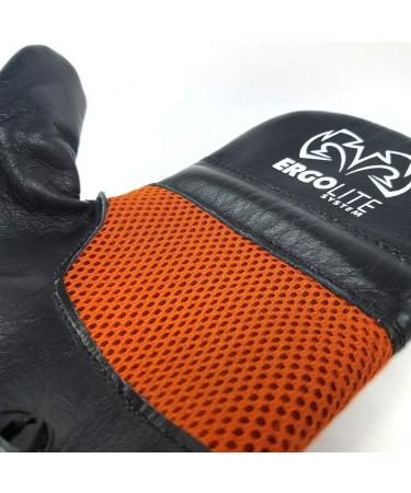 RIVAL Boxing RB5 Hook and Loop Leather Training Bag Mitts - Black | Premium Quality MMA Gloves - Buy Online on SooperMarket.com
